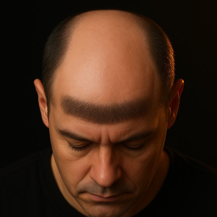 Norwood stage 4 — recession plus thinning crown